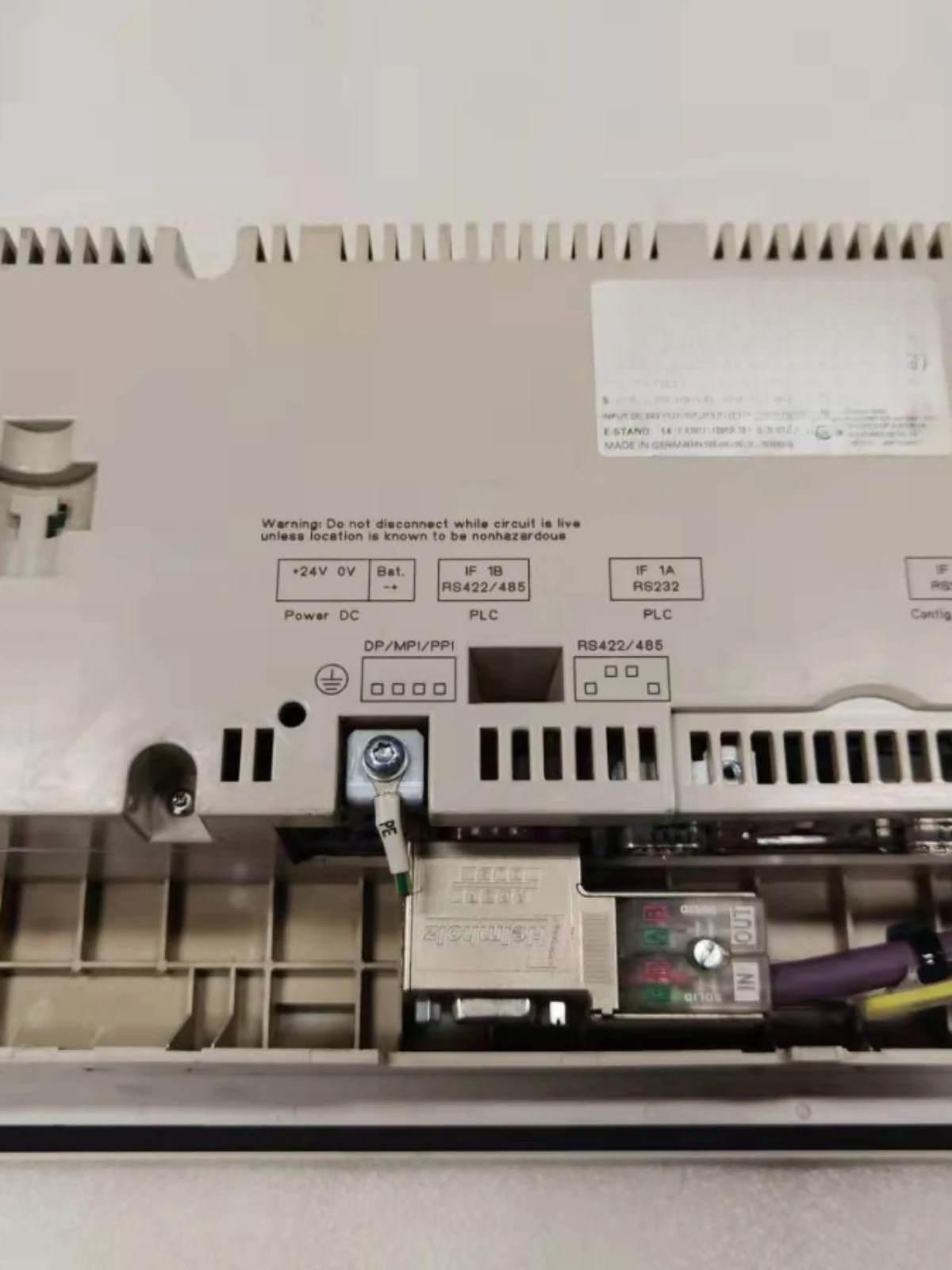 Оригинальный интерфейс устройства 6AV6542-0CA10-0AX1