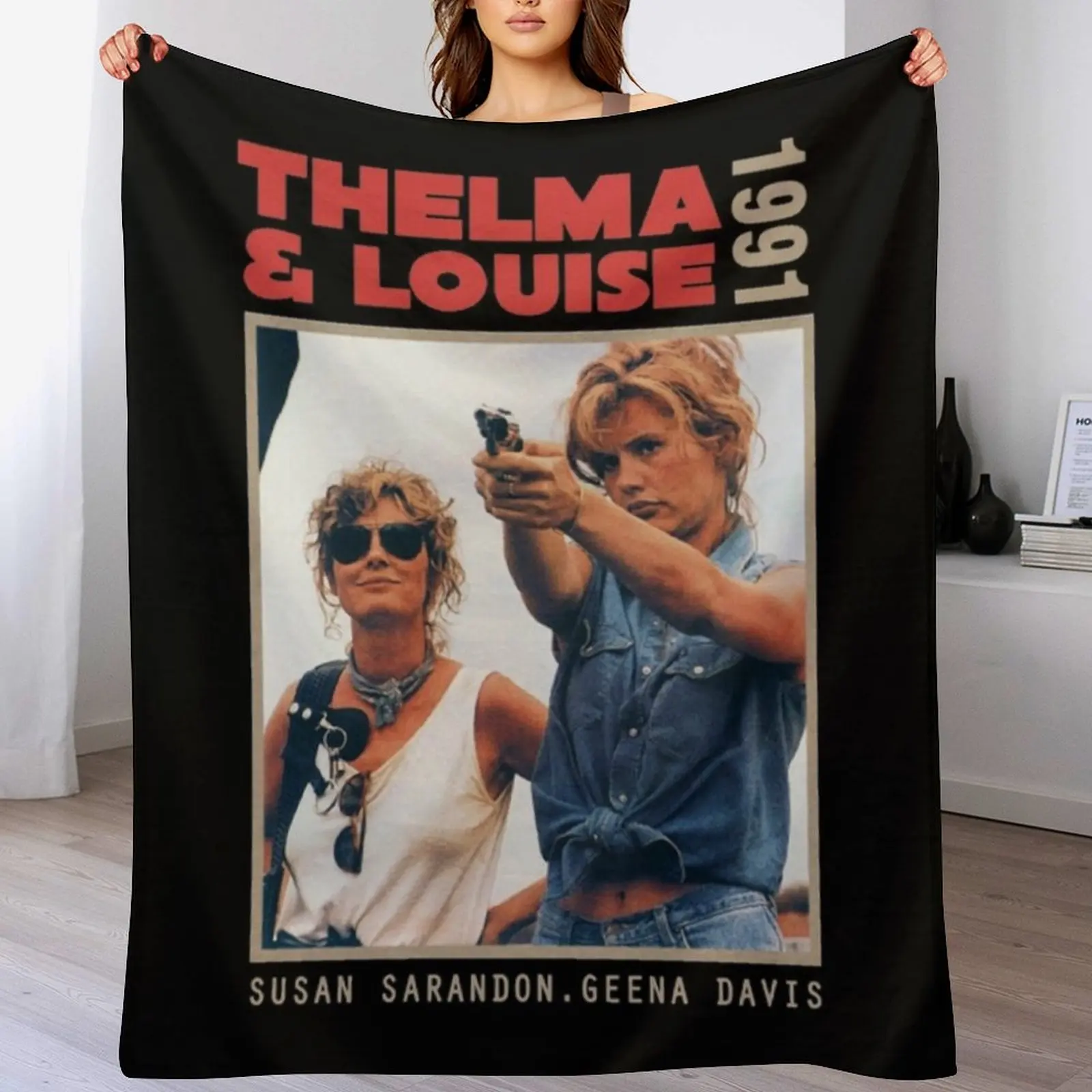 Фото Плед Thelma And Louise, стильное декоративное одеяло, подарок для друзей, соседей по комнате №1