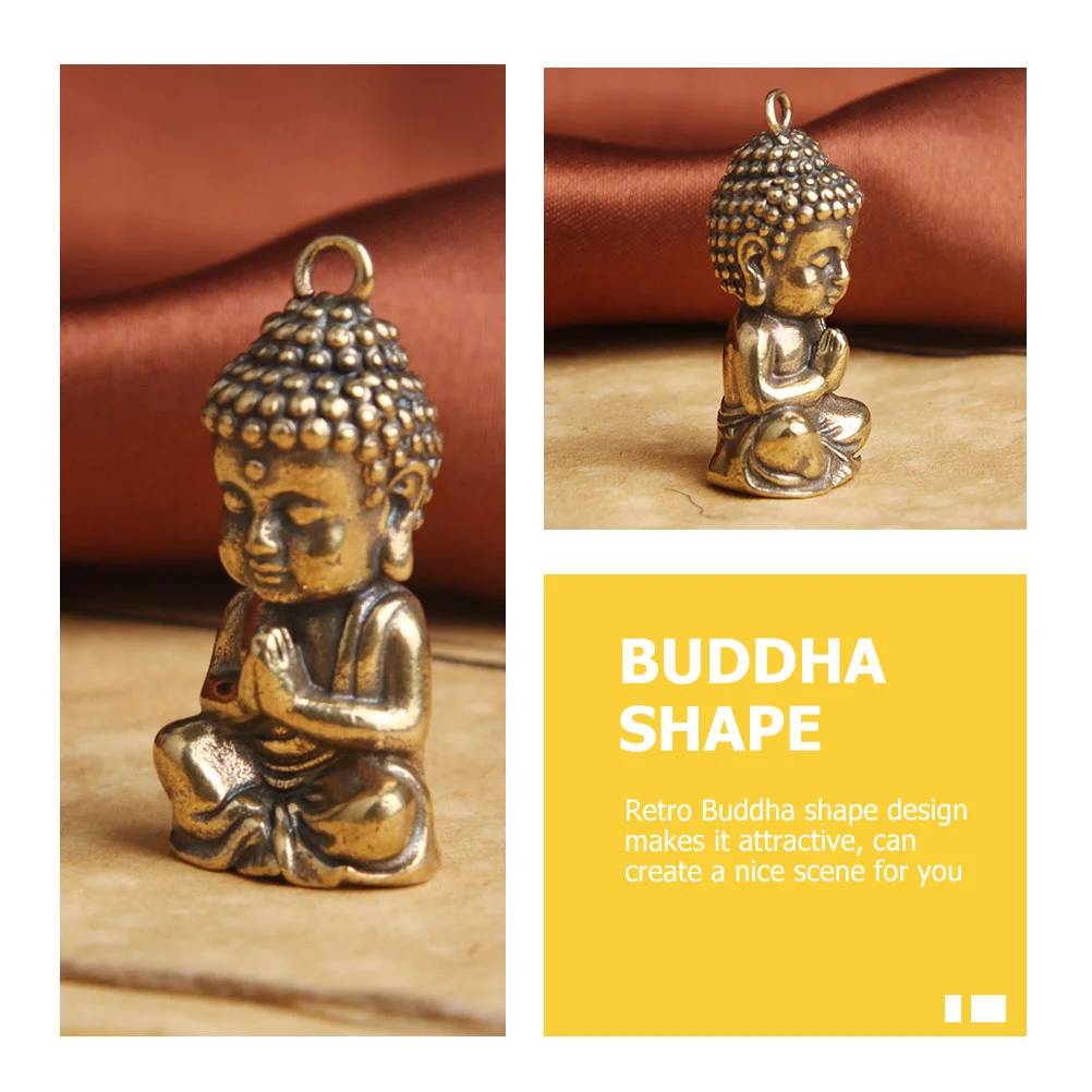 Статуя Будды в форме очарования настольная фигурка ретро брелок подвеска сделай