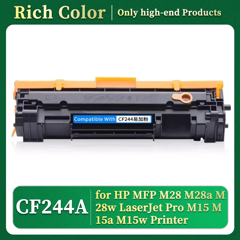 New Chip CF244a CF244 HP44A 44A Compatible Toner Cartridge for HP MFP M28 M28a M28w LaserJet Pro M15 M15a M15w
