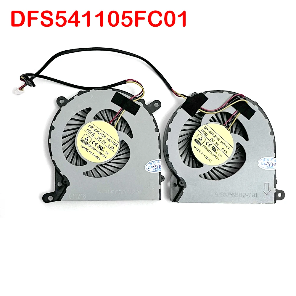 Вентилятор охлаждения GPU для ноутбука Clevo P650RE3 P650SG P650RE6 P650RG P650SA P651SE P651SG P650SE DFS541105FC0T