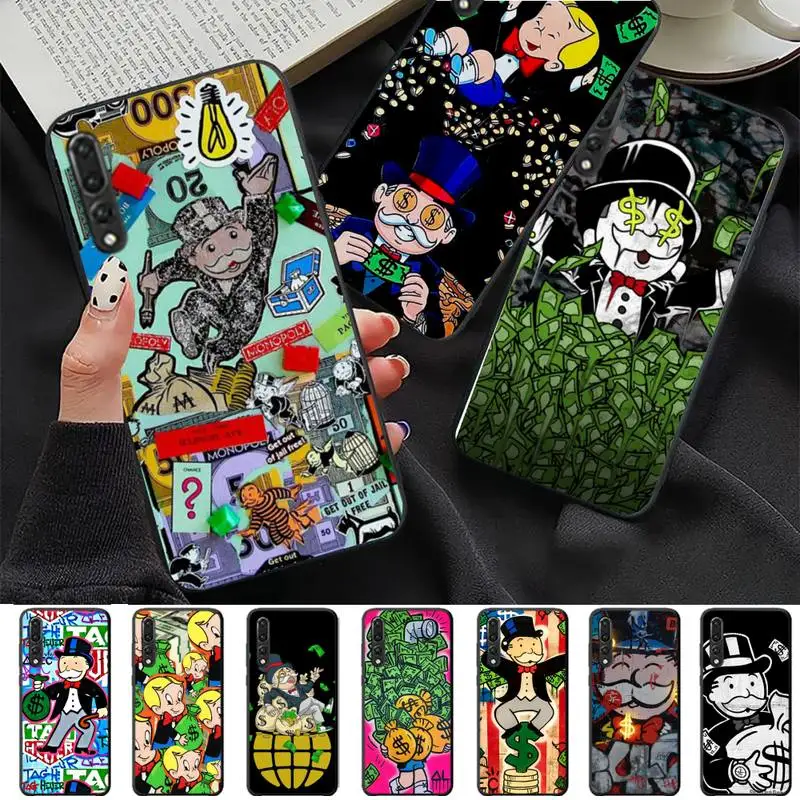 

Cartoon Dollar Money Phone Case For Huawei P 8 9 10 20 30 40 50 Pro Lite Psmart Honor 10 lite 70 Mate 20lite