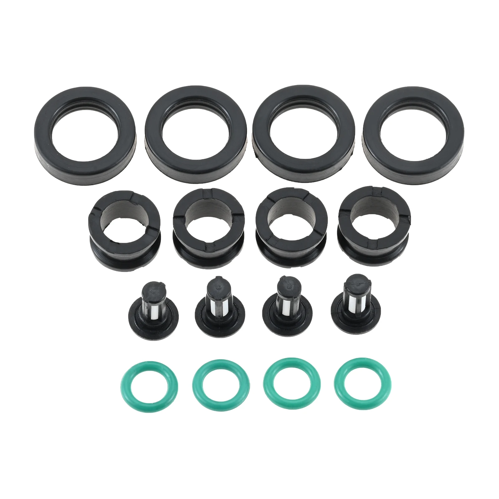 

4 комплекта 15710-24F00 топливные инжекторы стандартной резины для Suzuki GSXR 600, 750, 1000 Hayabusa GSX1300, 15710-24F00