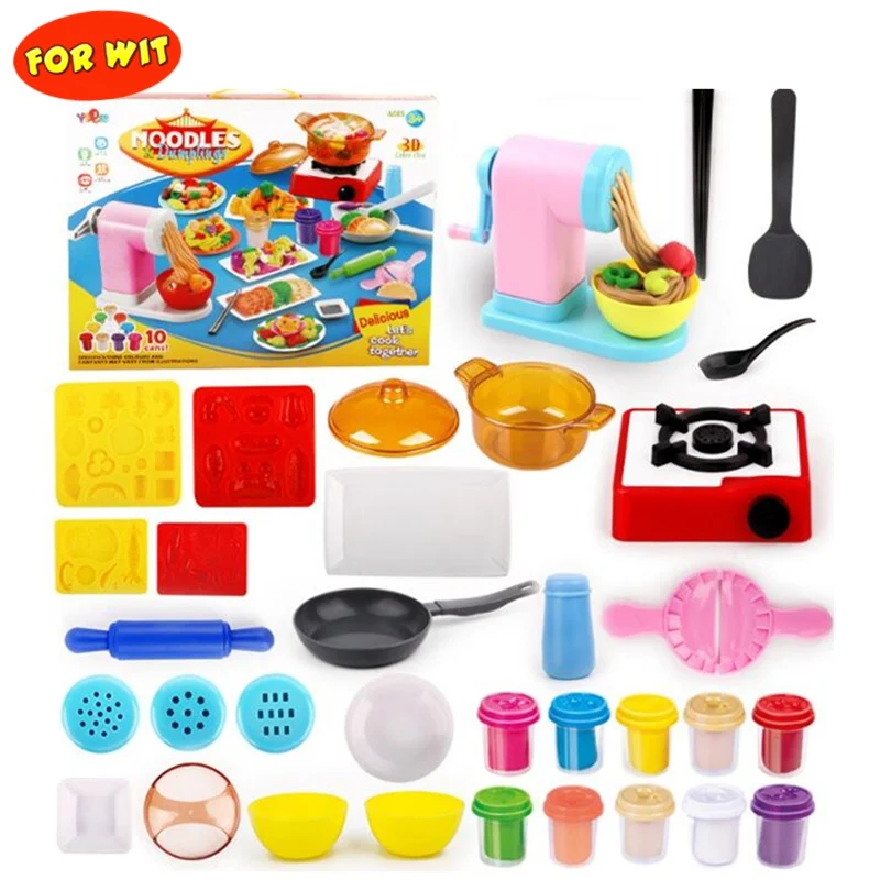 

Формочка для лапши, пельмени для вкусного приготовления, 3D цветная глина, Нетоксичная искусственная машинка, набор инструментов, игрушки для китайской еды