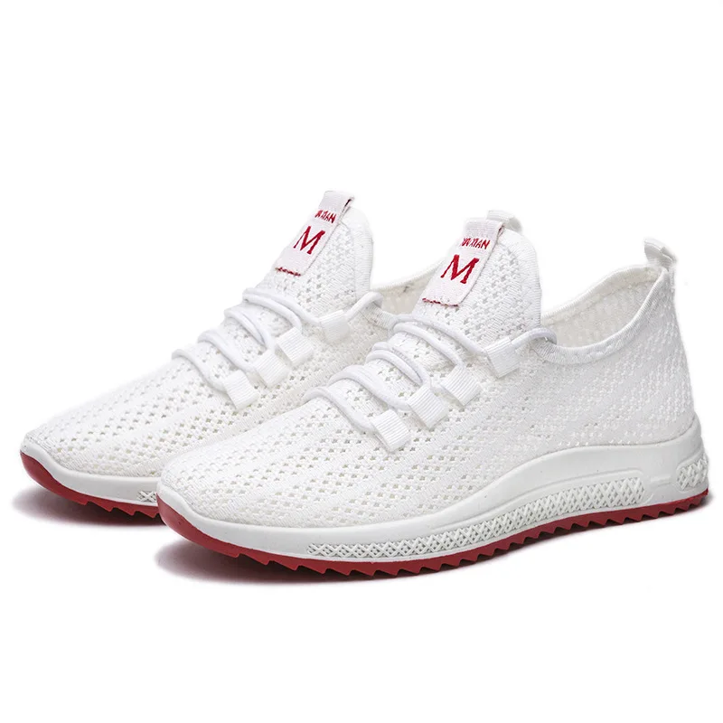 Old Beijing Cloth Shoes Women's Shoes  Pumps Casual Work Shoes Mesh Surface Shoes Soft Bottom Dancing Mom Sports Shoes Non-Slip