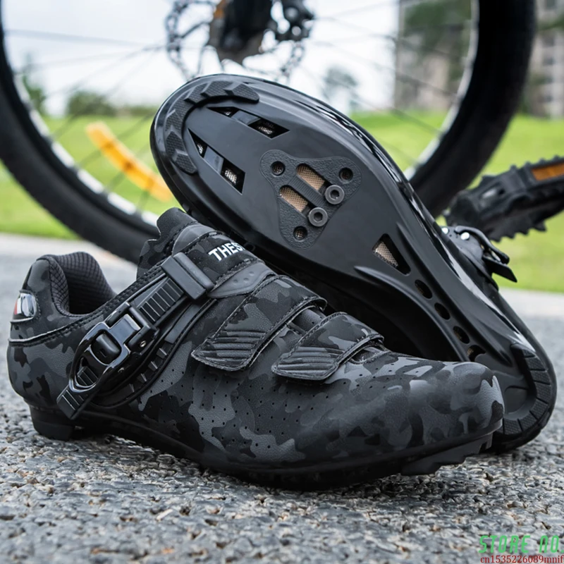 

Ultralight Self-Locking Road Cycling Shoes Professional Cleat Shoes SPD Pedal Racing Road Bike Flat Shoes Bicycle Sneakers Men