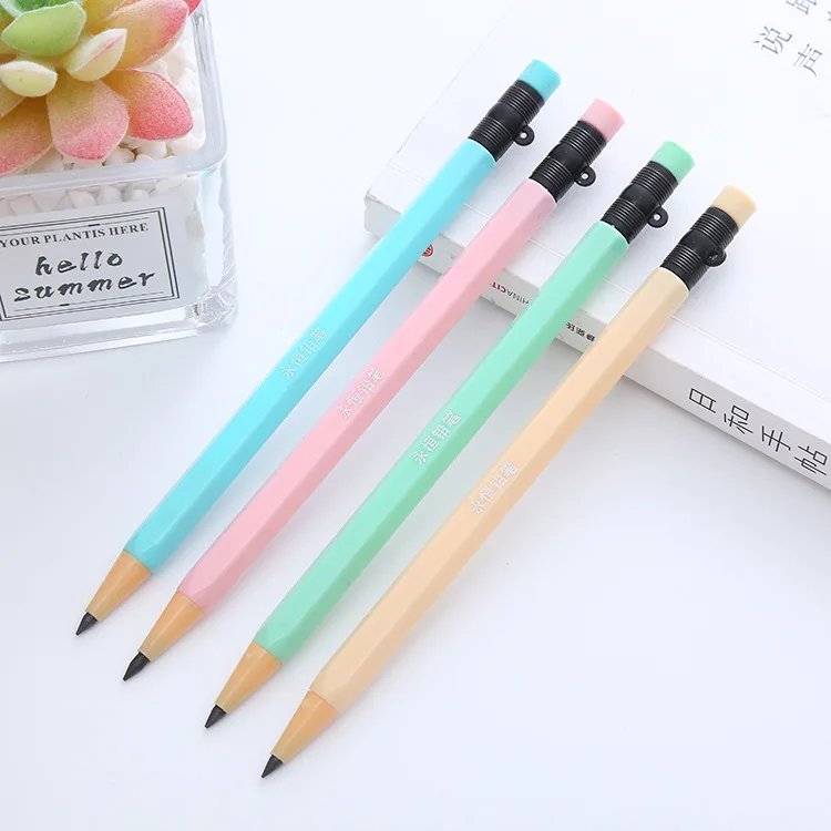 

New Inkless Pencil Unlimited Writing No Ink HB Pen Sketch Painting Tool School Office Supplies Gift for Kid Stationery