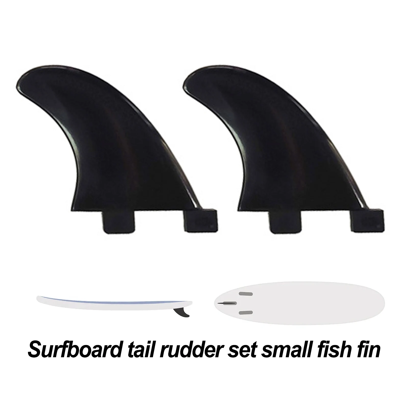 

Board Fin Surfboard Fin Office Outdoor Accessories Glass Fiber Nylon Paddle Parts Plastic Reinforced 2 Pcs Durable