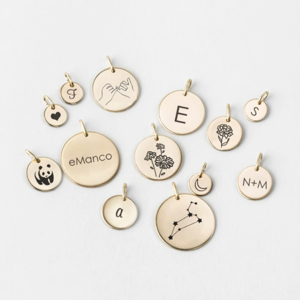 

Orazio Stainless Steel Jewelry Findings Gold Necklace Pendants Designer Charms for Jewelry Making Supplies Bulk Items Wholesale