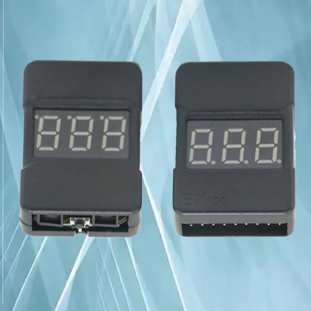 

1pcs 2 pcs Low Voltage Buzzer Alarm/BX100 1-8S Lipo Battery Voltage Tester/ Battery Voltage Checker, with Dual Speakers