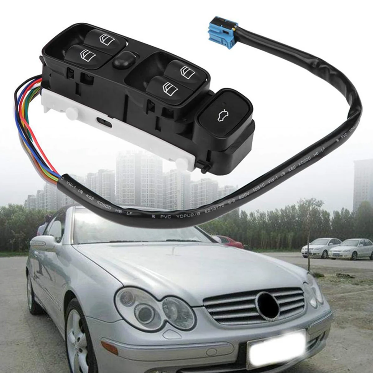 A 2038200110 2098203410 Кнопка включения управления стеклоподъемником для MERCEDES C CLASS W203 C180