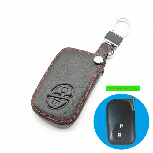 

Кожаный чехол для ключей автомобиля для Smart Key Lexus ES 300 h 250 350 GS RX CT200h CT200 ES240 GX400 LX570 RX270 2 кнопки дистанционного управления