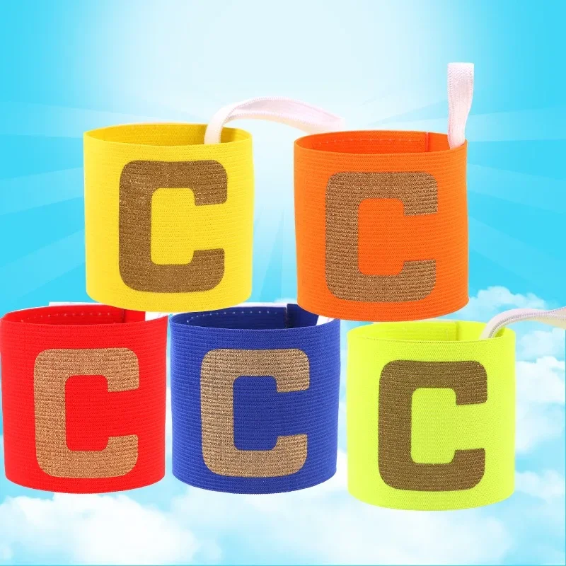 

1/2PC Kids Adult Football Captain Armband Soccer Arm Band Leader Competition Gift Soccer Captain Group Armband Football Training