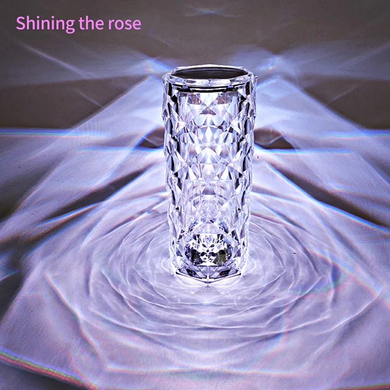 

1 Набор, 16 цветов, прозрачная настольная лампа, комнатный декор, прикроватный светодиодный ночник, прозрасветильник