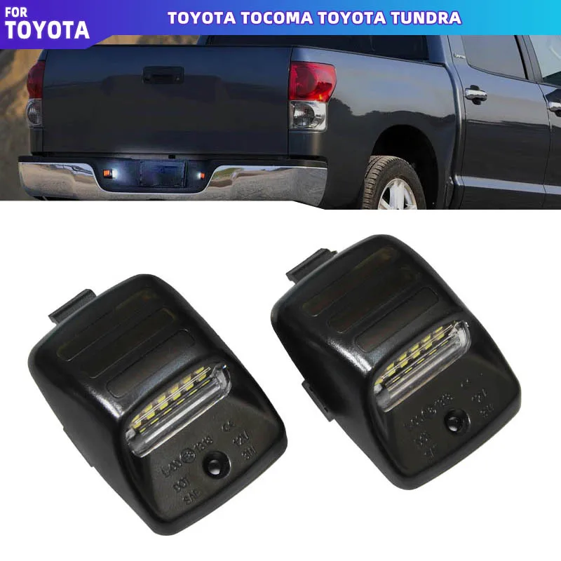 2 шт. подсветка для номерного знака Toyota Tacoma 2005-2015 Tundra 2000-2013