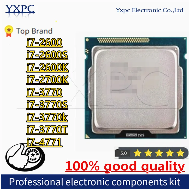 I7-2600 i7-2600S i7-2600K i7-2700K i7-3770 i7-3770S i7-3770k i7-3770T i7-4771 четырехъядерный процессор