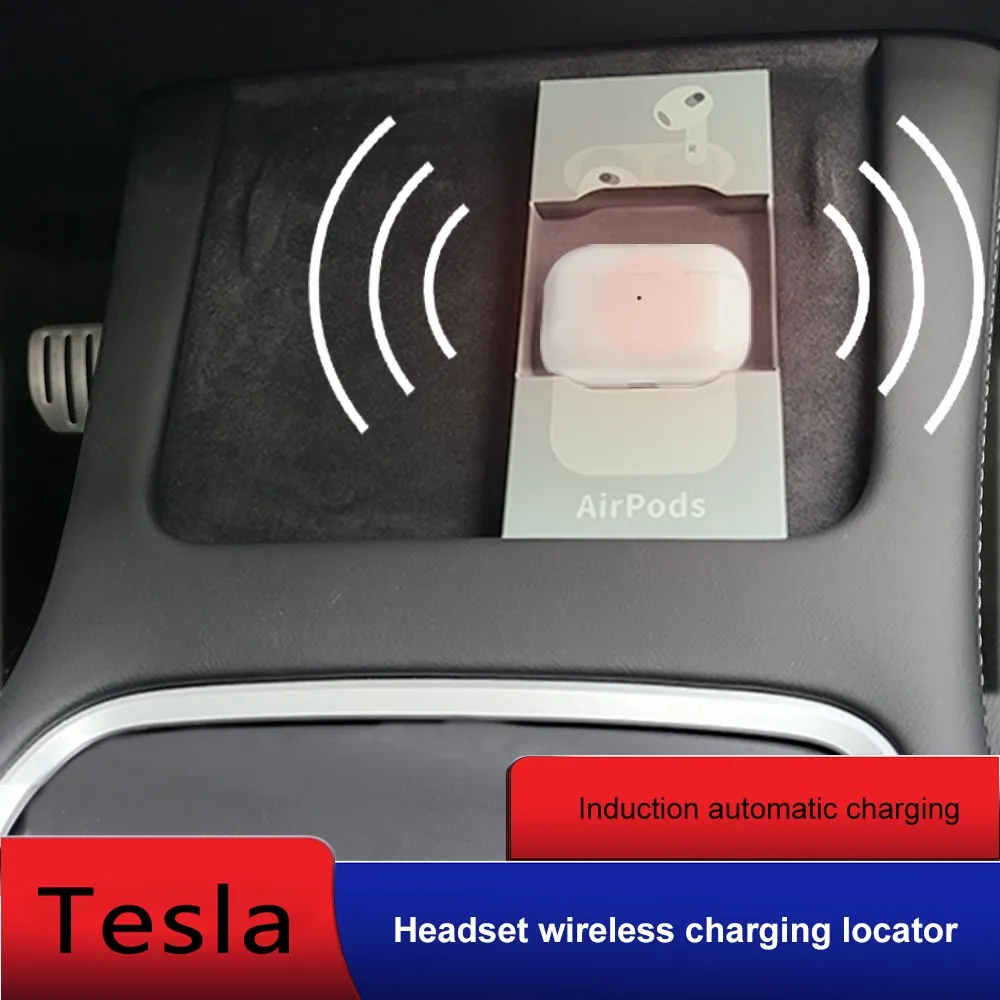 

Гарнитура Tesla Model 3 Y, беспроводной зарядный бокс 3 2017-2022, ушной кронштейн используется для беспроводной зарядки в фиксированном положении