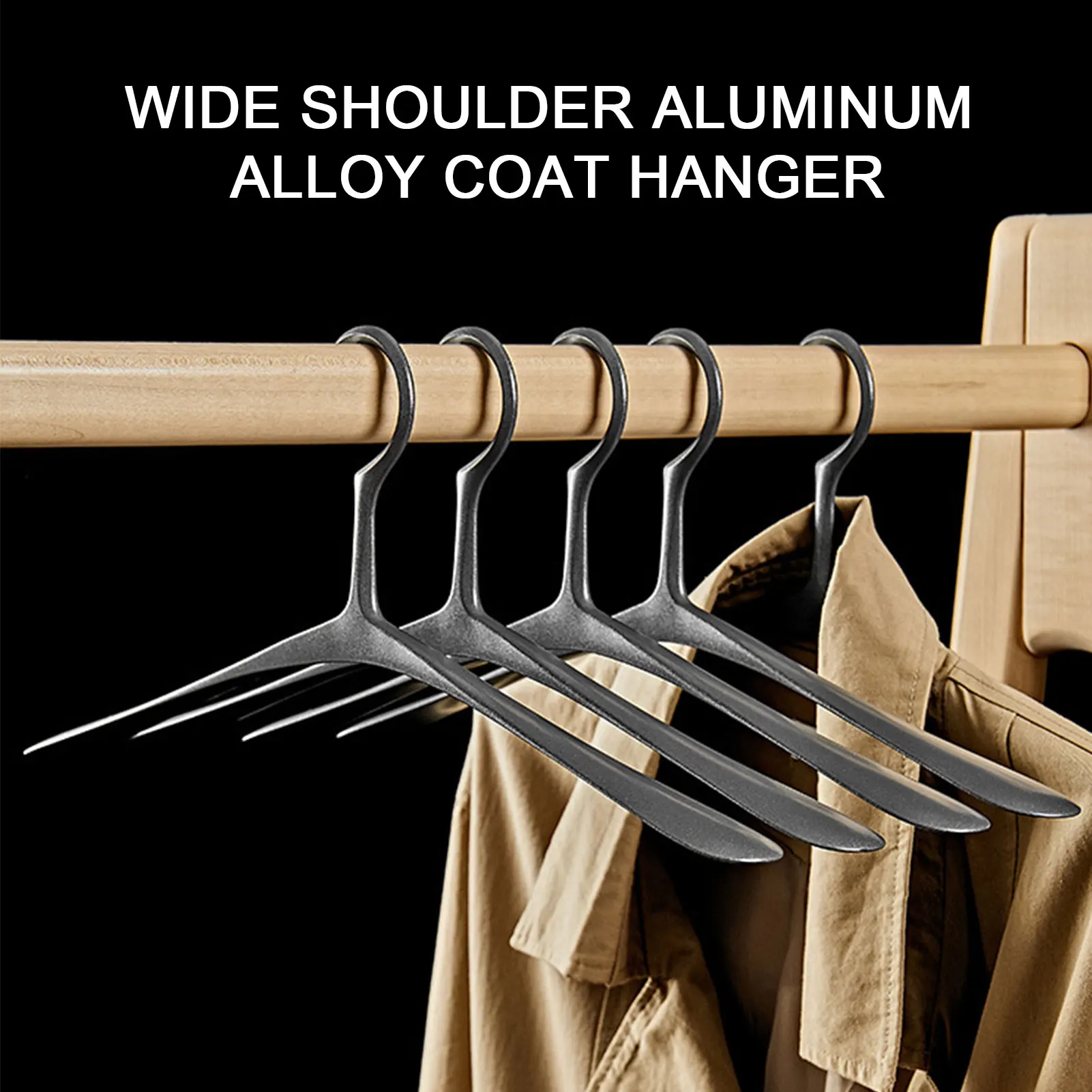 

Wardrobe Suit Pants Organizer Multi Purpose Shirt Hangers Space Saving Durable Clothes Container for Storing Dress Sweater Coats