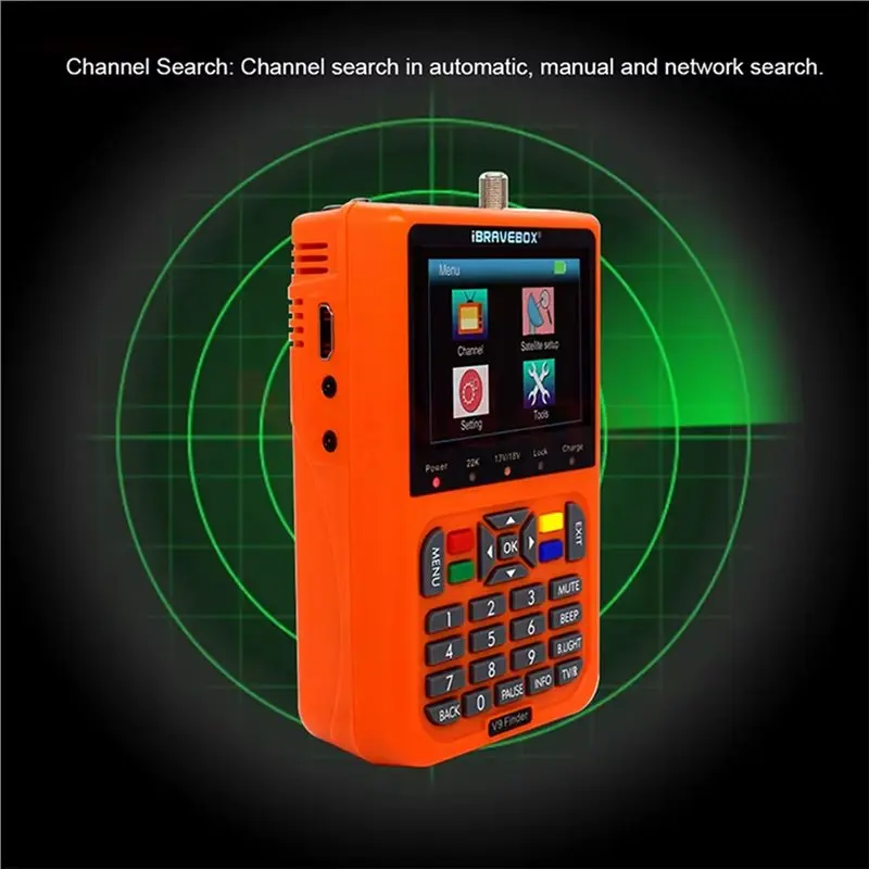 Фото Цифровой спутниковый измеритель спектра и констелляций IBRAVEBOX с разъемом EU №5