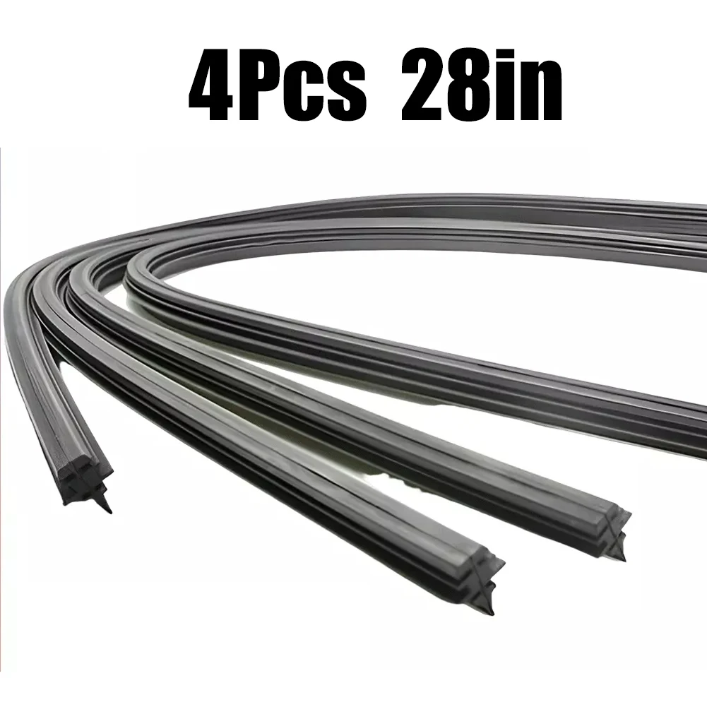 4 шт. 6 мм сменные полоски для щетки стеклоочистителя автомобиля резиновая полоса