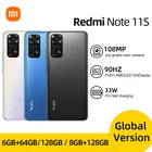 Смартфон Xiaomi Redmi Note 11S, 64 ГБ128 ГБ, Восьмиядерный Helio G96, глобальная версия 33W Pro, быстрая зарядка