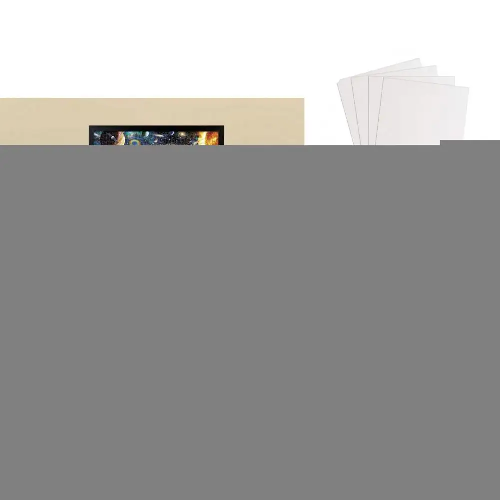 

4Pcs Puzzle Peel Multifunctional Transparent Peel Resizable Adhesive PVC Saver Peel Puzzle Saver for Daily Life