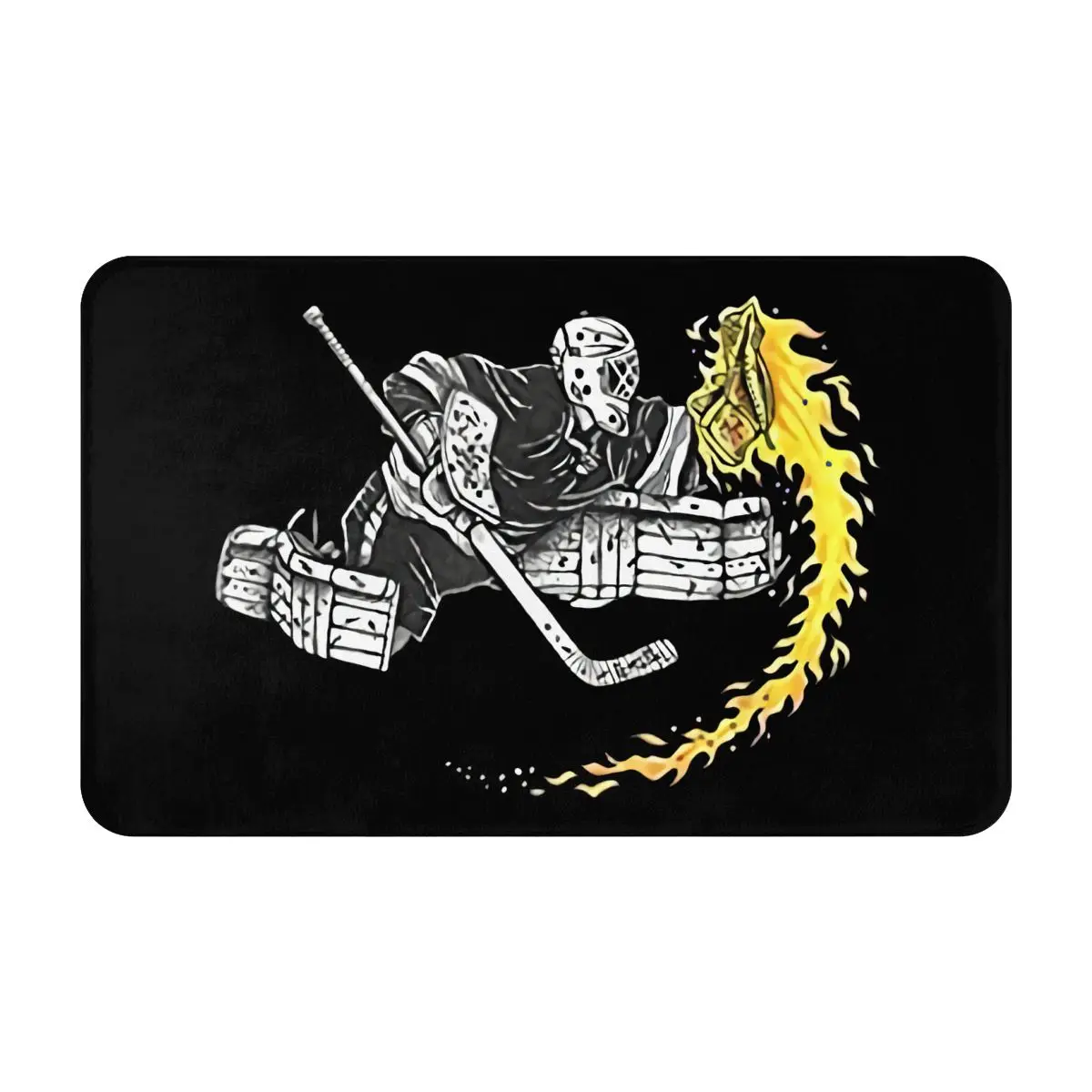

Ice Hockey Soft Carpet Living Room Bedroom Non-Slip Floor Mat Bedroom Absorbent Floor Mat