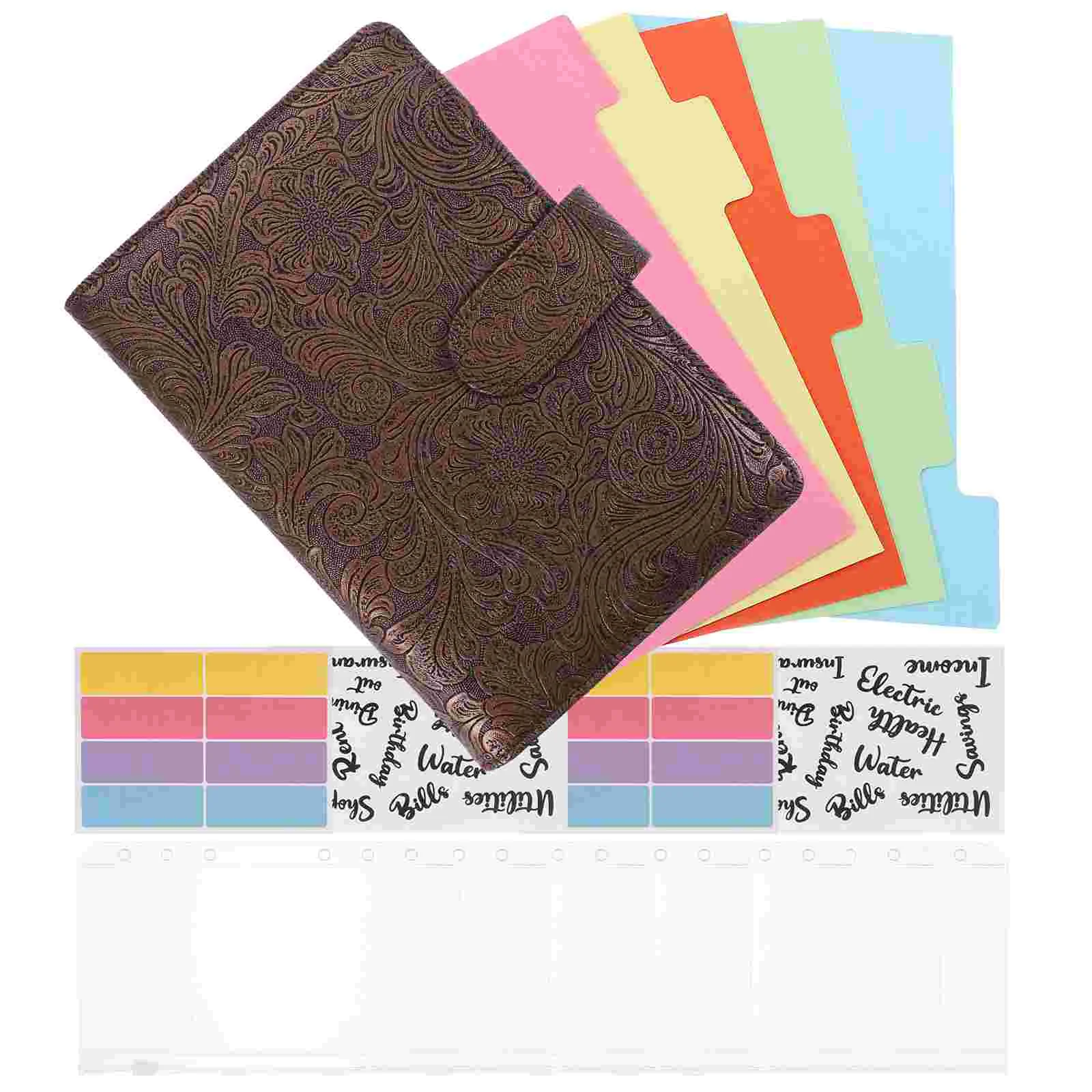 

1 Set of Portable Budget Binder Daily Use Budget Binder Money Organizer Money Account Book