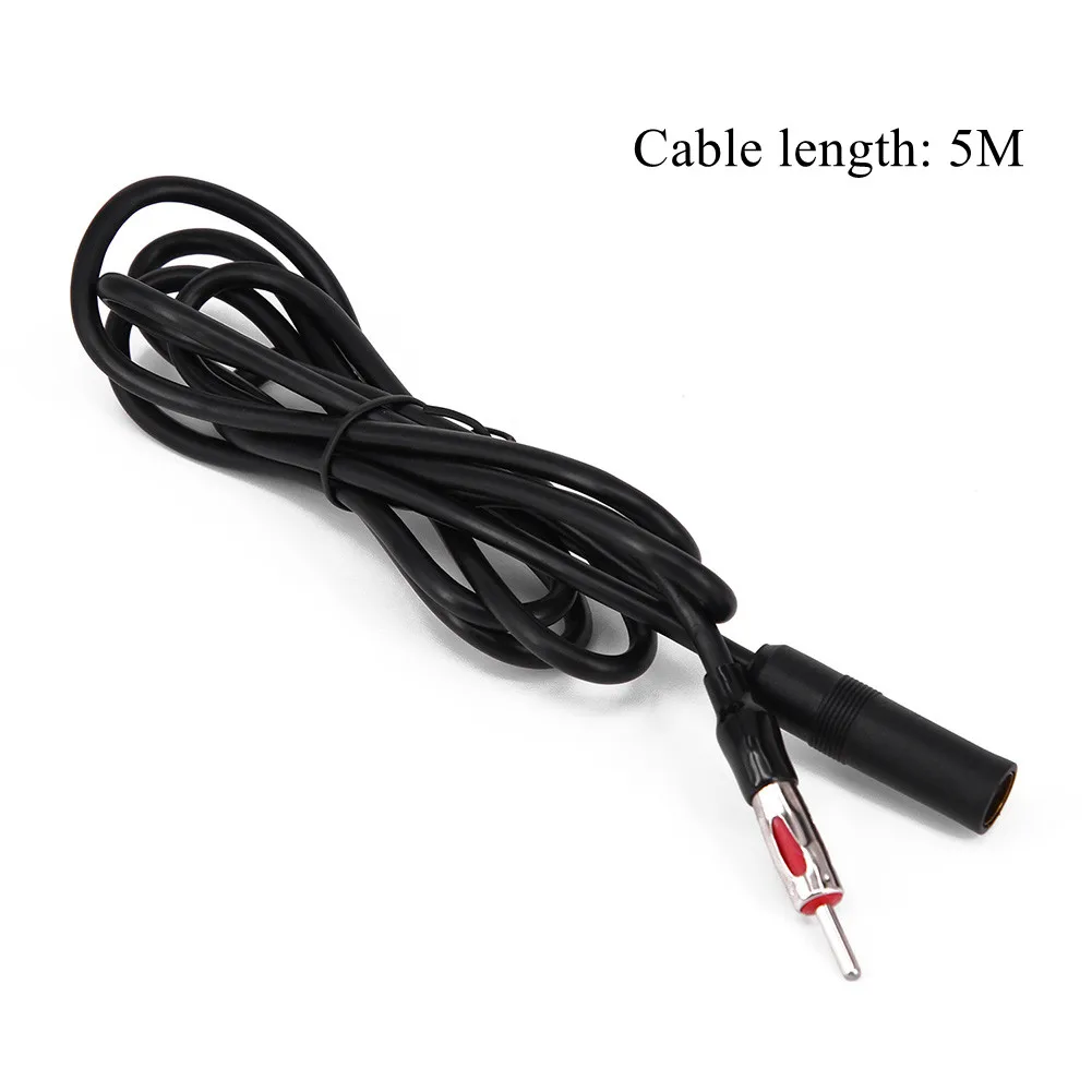 

500cm Car Male To Female Radio AM/FM Antenna Adapter Extension Cable Universal Plug And Play Durable & Convenient To Use