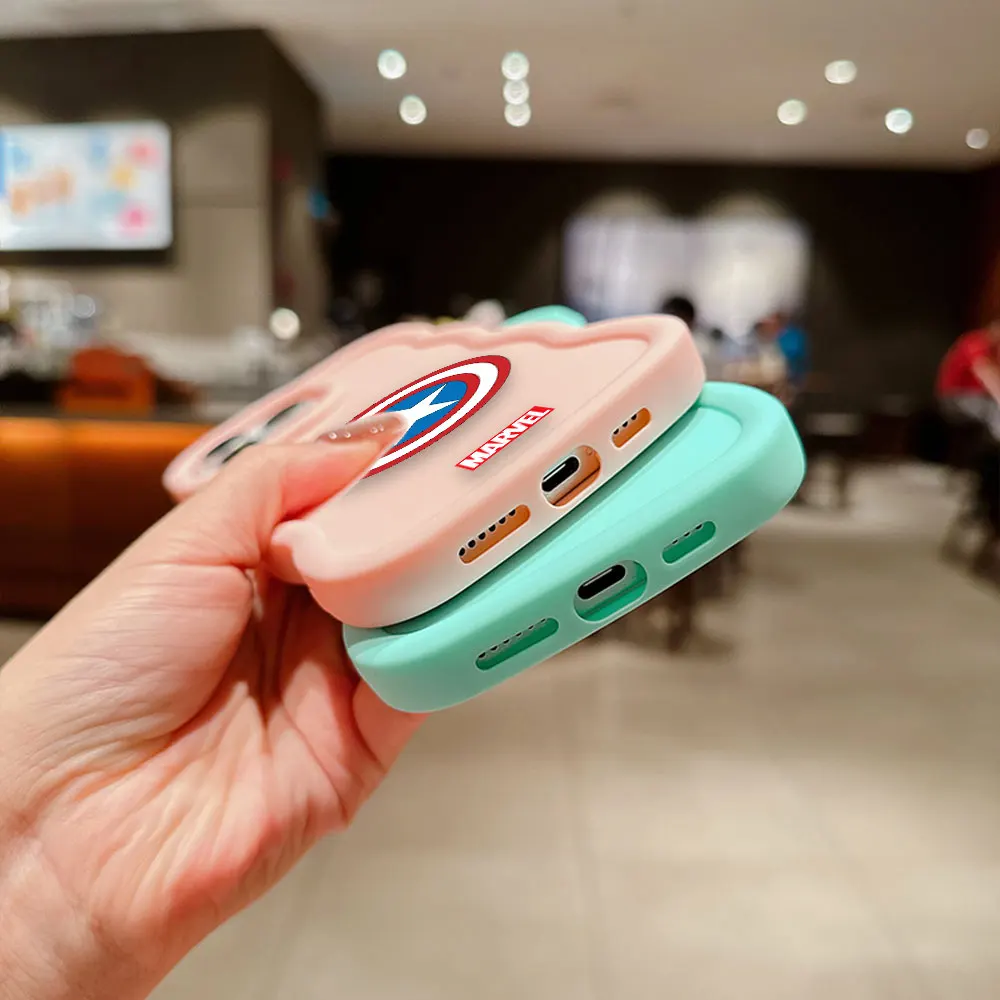 3d-волна с логотипом Халка Капитана Америка модель 3D для OPPO RENO 2F 2Z 4 5 5Z 6 6Z 7 7Z 8 8Z 10 11 11F