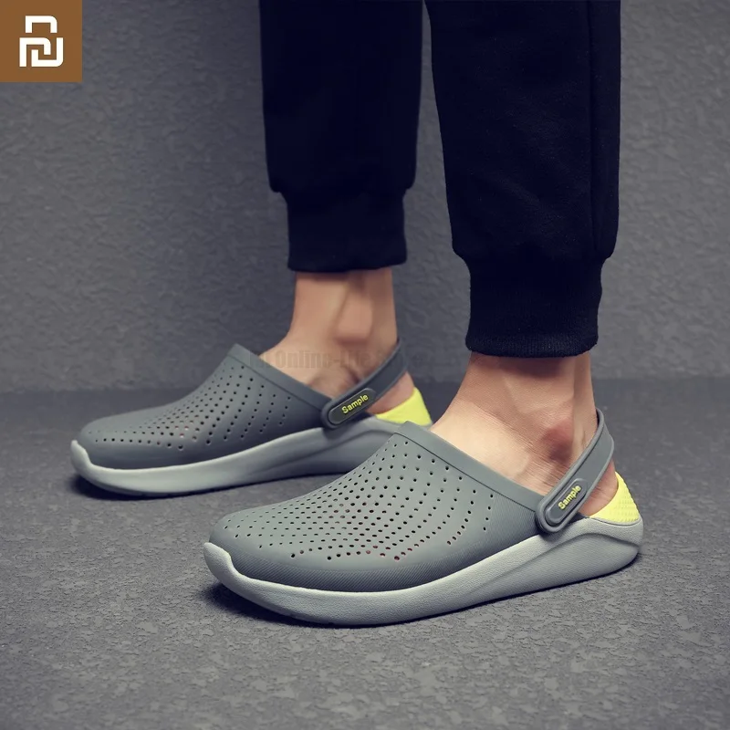 

For Xiaomi Youpin Outdoor Beach Shoes Anti-slip Soft Bottom Breathable Thick Men and Female Sandals Students Casual Slippers