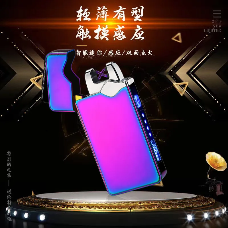 

Mini Electric Lighter Kitchen BBQ Cigar Flames Fire Turbo Torch Outdoor Camping Lighter Mans Tools Without Butane Gas