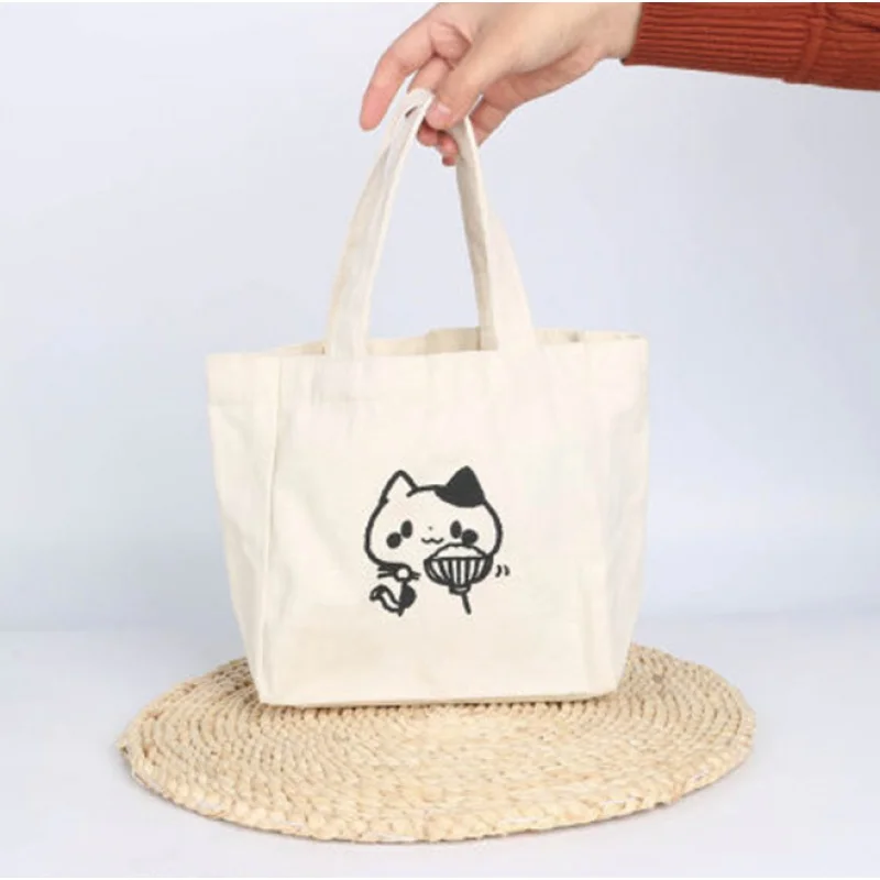 Горячая Распродажа Экологически чистая Сумка-тоут для покупок из