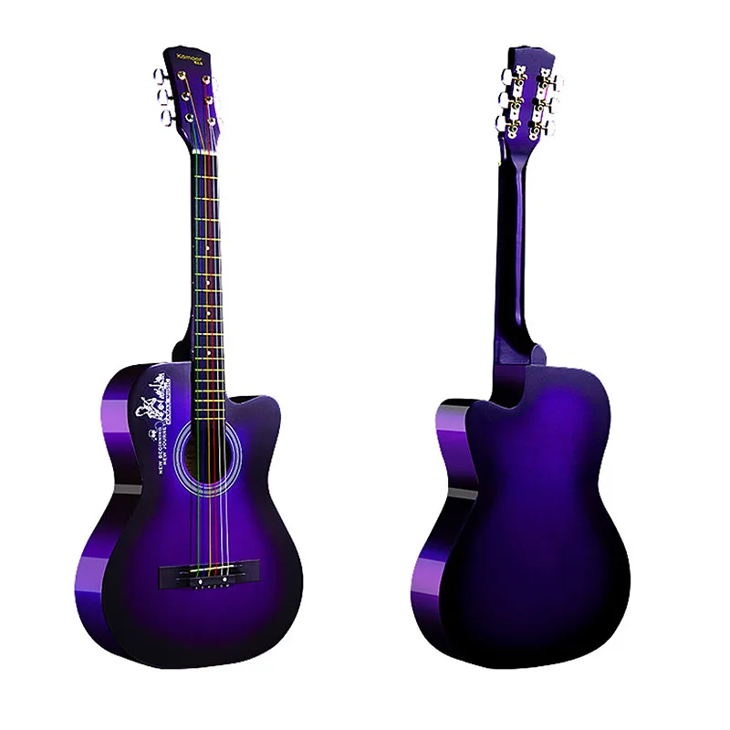 

Country Travel Acoustic Guitar Guitar Pickup Six-string Guitars Large Guitar Portable Beginner Chitarra Espanola Acoustic Guitar