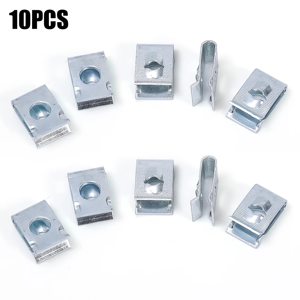 M4 M5 M6 U-образный автомобильный саморезной зажим для гаек, комплект гаек из нержавеющей стали, подходит для крепления обтекателя мотоцикла, брызговика, автозапчасти