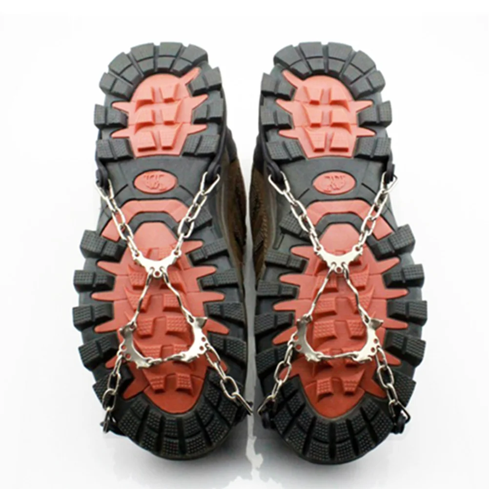 2 шт. ледяные шипы походные цепочки для зимней обуви кошки ботинок аксессуары