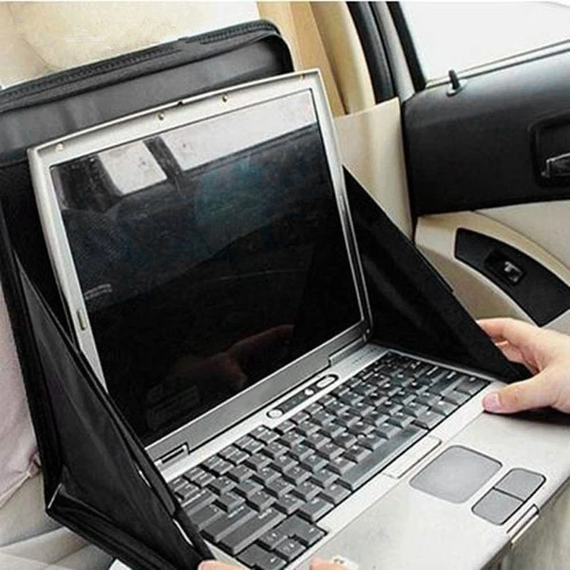 

Portable Car Back Seat Table Laptop Holder Food Desk Tray Storage Bag