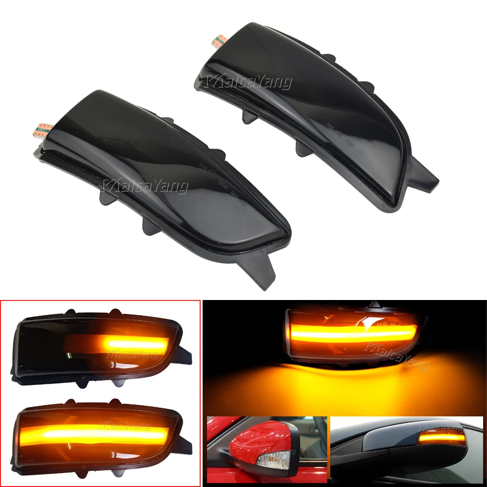 

2Pcs Dynamic Turn Signal Light LED Side Mirror Sequential Lamp Blinker Indicator For Volvo C30 C70 S40 S60 V40 V50 S80 V70
