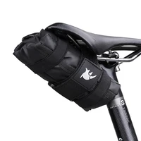 bicycle tools bag portable waterproof saddle bag storage seat cycling tail rear pouch bag triangletop tube case repair package