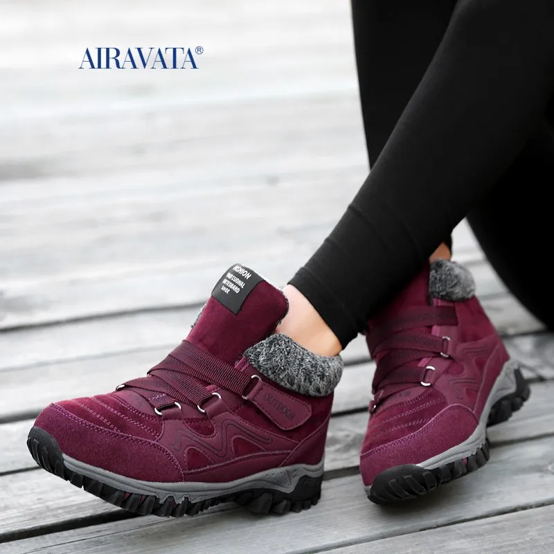 Women Winter Sneakers Light Comfortable Soft Casual Walking Shoes Velvet Warm Sports Boots Plus Non-slip Wear-resistant