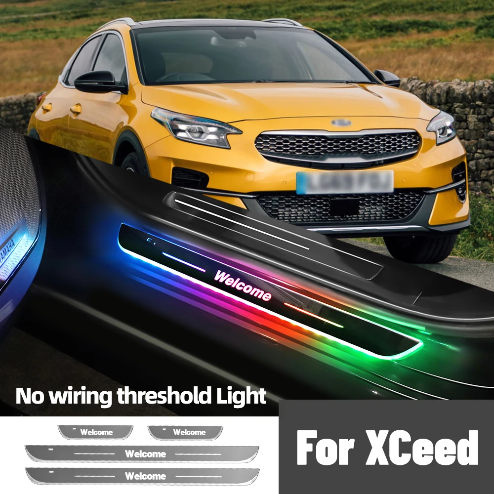 Для Kia XCeed CD 2008-2023 2017 2019 2020 2022 автомобильный порог индивидуальный логотип