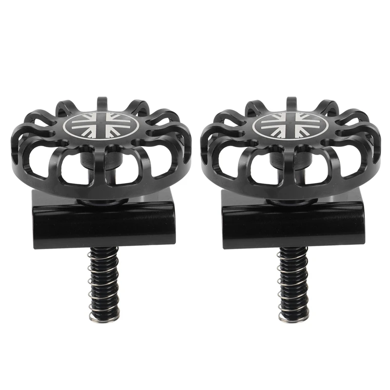 

2X Folding Bike Hinge Clamp Cnc Aluminum Alloy C Buckle For Brompton Bike Hinge Clip Bicycle Accessories,Black