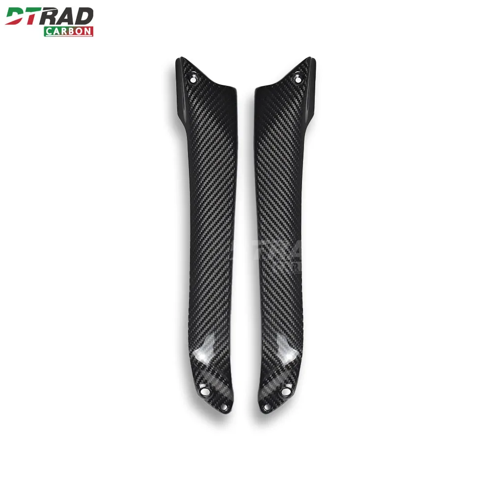 Для KAWASAKI Ninja H2 H2R 2024 2023-2015 боковые панели топливного бака из углеродного волокна