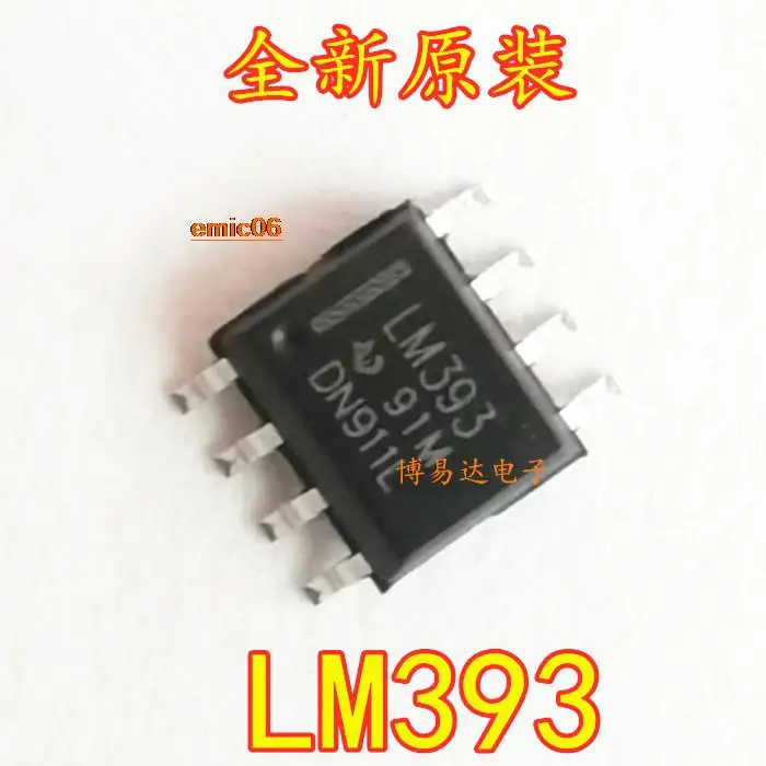 

10 шт., Оригинальные запасные части LM393 LM393DR LM393DR2G SOP8