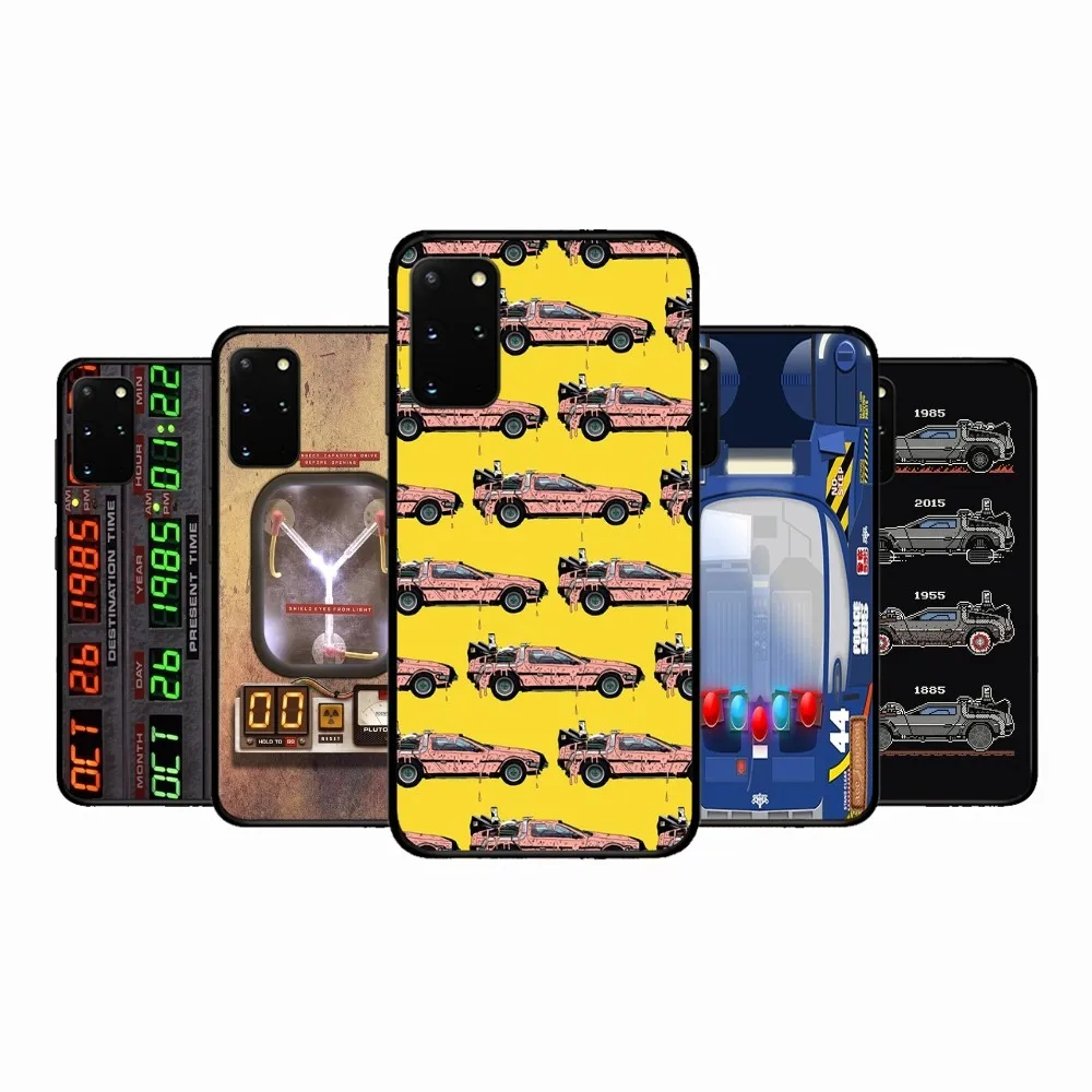 

Back To The Future Time Machine Phone Case For Samsung S 9 10 20 21 22 23 30 23plus lite Ultra FE S10lite Fundas