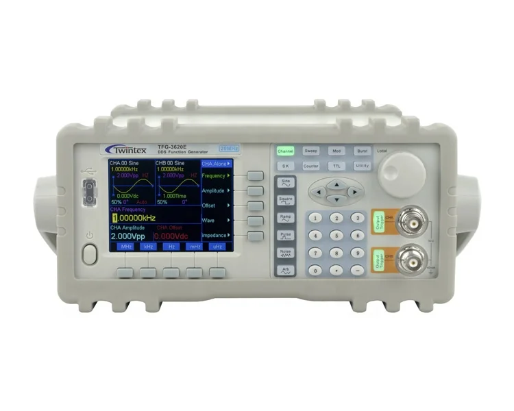 

Twintex Student Lab Use FM Sweep TTL Output 1uHz to 10MHz DDS Arbitrary 2 Channel Signal Generator