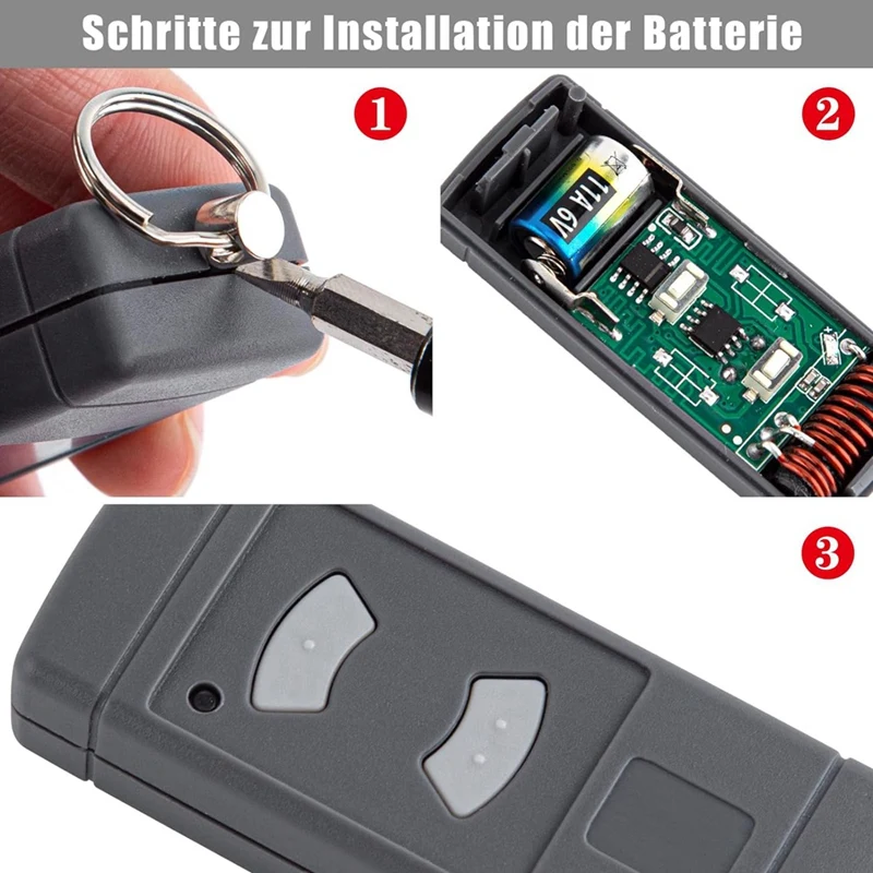 2 шт./упаковка ручной передатчик для гаражных дверей Hormann HS4-40 40 685 МГц совместим с