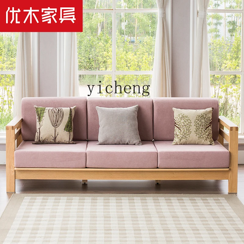 ZF мебель Северо-американский диван из красного дуба полностью массива дерева