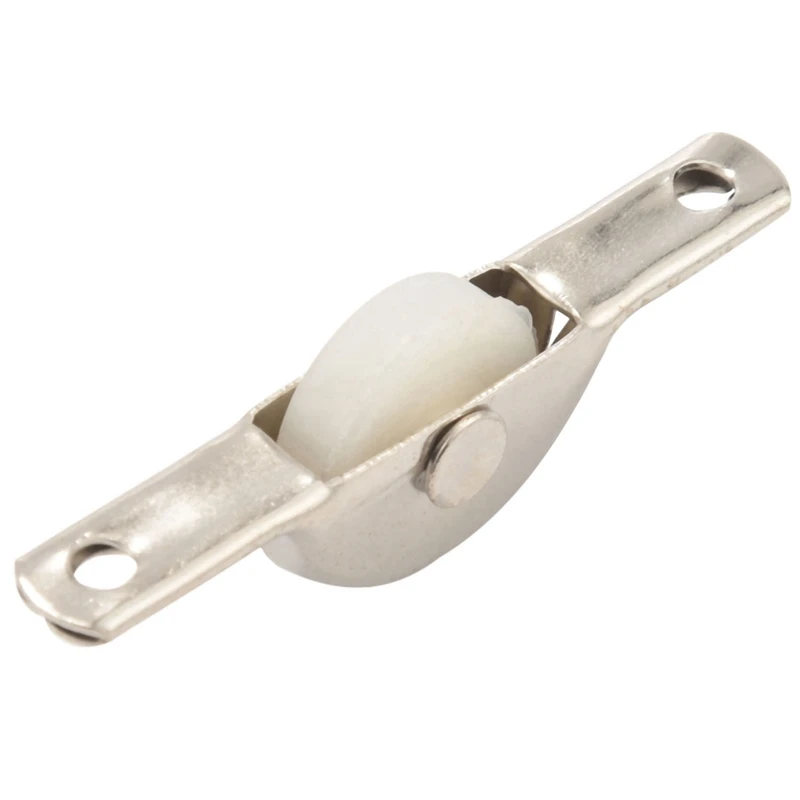 

60Pcs Door Window Cupboard Drawer Bin Single Nylon Sliding Roller Pulley Wheel