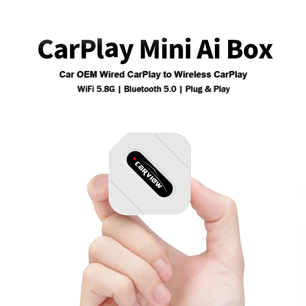 

Объектив Apple CarPlay Ai Box беспроводной Android автомобильный адаптер USB ключ Plug And Play для Volvo VW Benz Kia Honda Toyota Ford